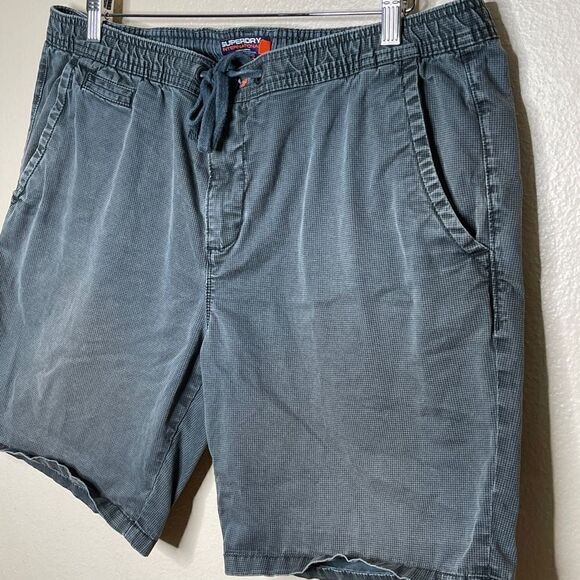 Superdry International Men's Slim-Fit Chino Shorts Gray Size 38W - Picture 3 of 8